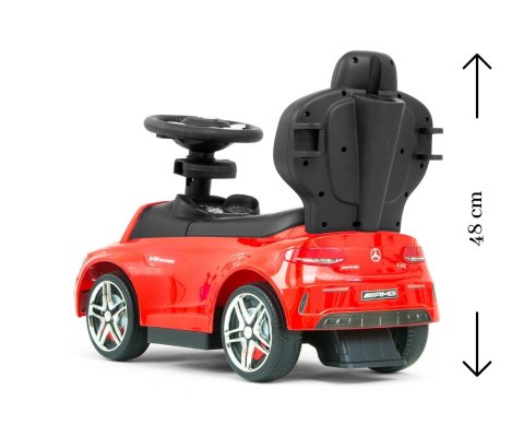 Pojazd z rączką MERCEDES-AMG C63 Coupe Police Milly Mally