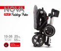 Rowerek Trójkołowy Nova Eva Grey Qplay