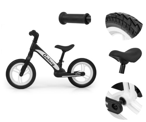 Rowerek Biegowy Galaxy Black Milly Mally