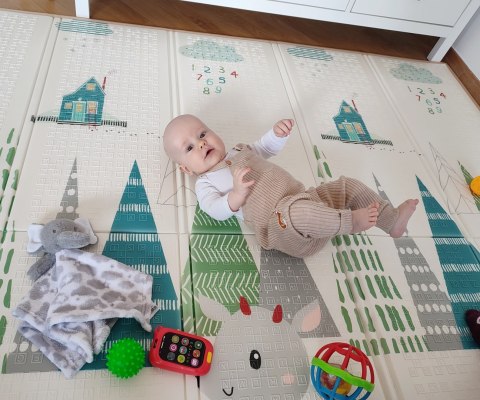 Mata piankowa składana Play Deer T1 Milly Mally