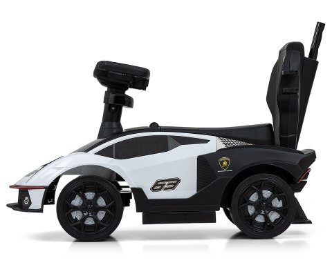 Pojazd z rączką LAMBORGHINI ESSENZA SC V12 White Milly Mally