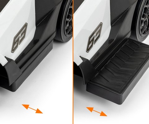 Pojazd z rączką LAMBORGHINI ESSENZA SC V12 White Milly Mally