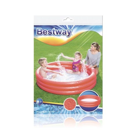 Bestway 51026 Basenik dmuchany Czerwony 1.52m x 30cm Bestway 51026 Basenik dmuchany Czerwony 1.52m x 30cm