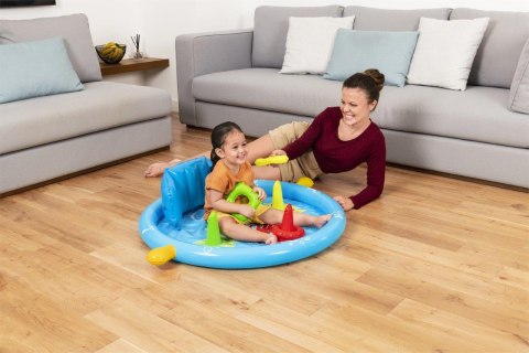 Bestway 52568 Basenik dmuchany z daszkiem, oparciem i sorterem 1.15m x 89cm x 76cm Bestway 52568 Basenik dmuchany z daszkiem, oparciem i sorterem 1.15m x 89cm x 76cm