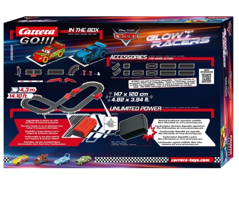 Carrera Go 20063521 Disney Pixar Cars - Glow Racers 4,3m Carrera Go 20063521 Disney Pixar Cars - Glow Racers 4,3m