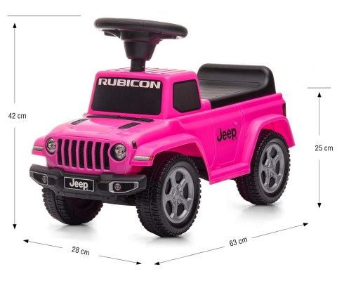 Pojazd Jeep Rubicon Gladiator Pink Milly Mally
